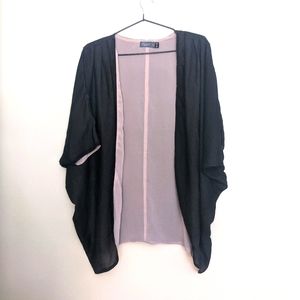 Costa Blanca cardigan black taupe